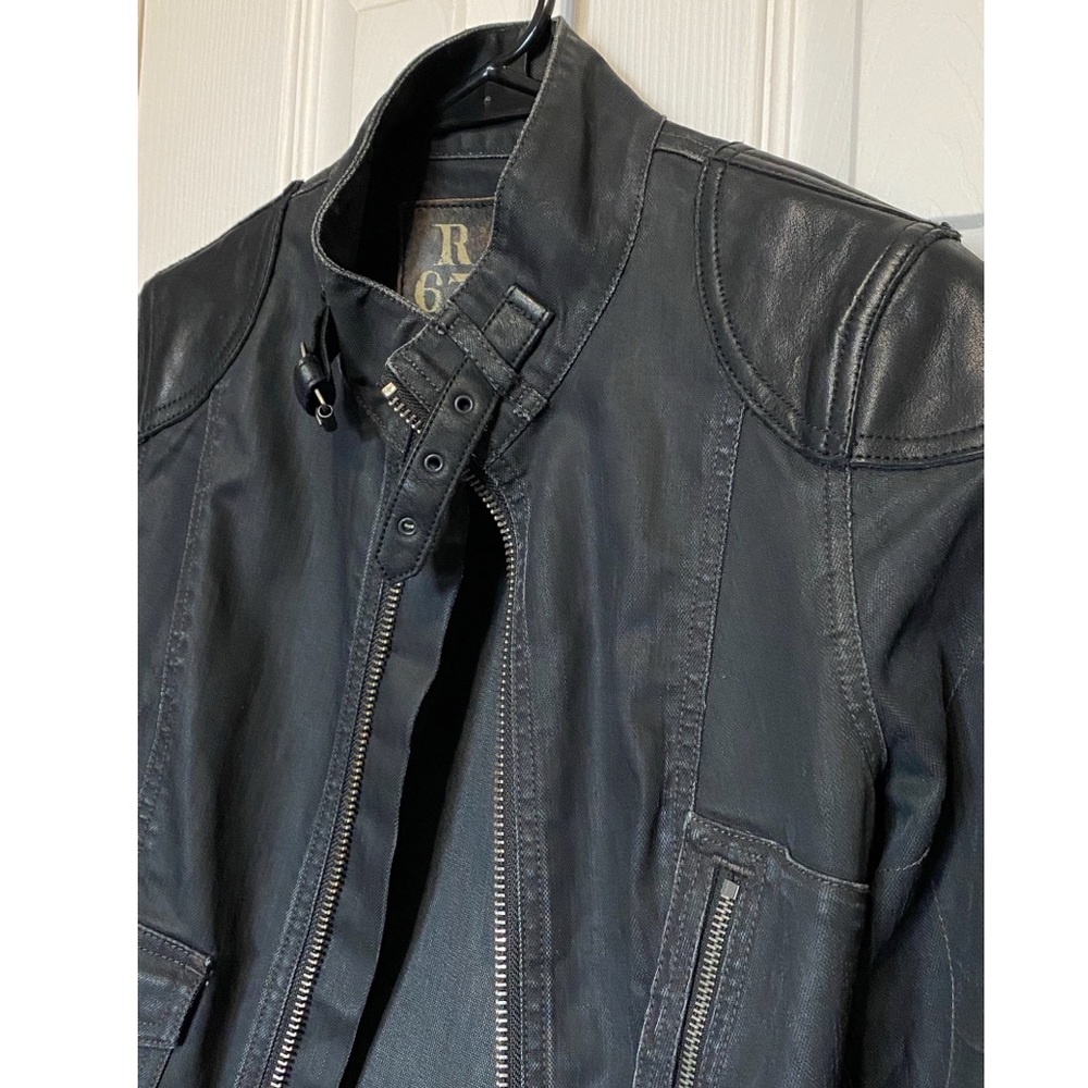 Ralph Lauren Coated Moto Denim Jacket